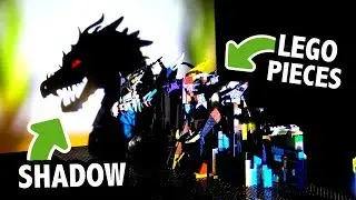 Amazing LEGO Dragon Shadow Art | Brickworld Chicago 2019