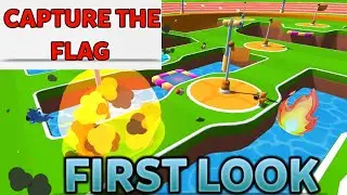 🔥 New Team Map tips and tricks 😱 | Capture the flag first look | Stumble guys