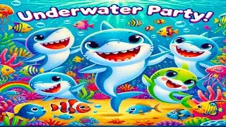 🎵 🦈Baby Shark Underwater Party | Fun Dance and Sing-Along for Kids