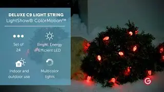 DELUXE C9 LIGHT STRING LightShow&reg; ColorMotion&trade;