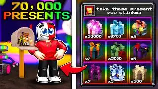 I Opened 70,000+ Presents YOU sent me in Five Nights TD 2..