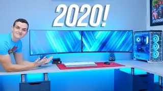 My Modern 2020 Desk Setup Tour!