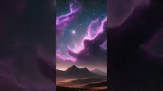 Space Travel to Watch Beautiful Purple Nebula In Exoplanet In Universe 4K Lofi Space Screensaver