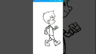 walking boy html css