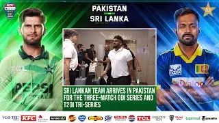 🛬 Sri Lankan team arrives in Pakistan for the three-match ODI series and T20I tri-series 🏏