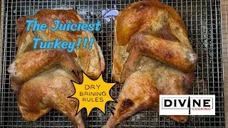 Легко приготовить сочную индейку в сухом рассоле!!!