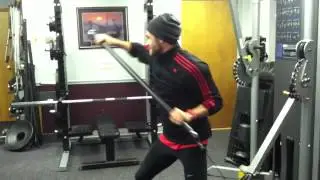 PRO BOXER CHRIS ALGERI PERFORMING BAR CHOPS