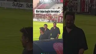 Osimhen g&ouml;r&uuml;şmesinden d&ouml;nem Abdullah Kavuk&ccedil;u ma&ccedil;ı izlemeye geldi #galatasaray #abdullahkavukcu