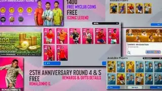 PES 25th ANNIVERSARY ROUND4 AND 5 REWARDS||300M DOWNLOAD CELEBRATION REWARDS