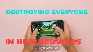 Bullying noobs in hive bedwars!!!! #minecraft 