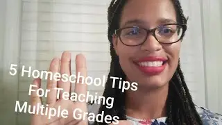 5 Tips for Homeschooling Multiple Kids Multiple ages |  Large Family Tips
