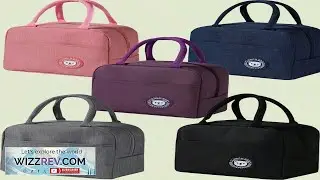 1pc Leakproof Thick Aluminum Foil Insulated Reusable Bear Print Lunch Tote Bag
