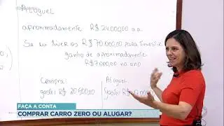 Fa&ccedil;a a Conta: comprar carro zero ou alugar?