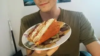 ASMR: Creamy Orange Cake - Relaxing Eating Sounds [No talking | Vegan]
