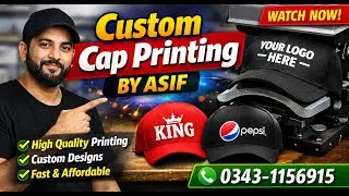Satisfying Cap Printing 🔥 | Asif