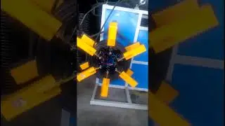 PE PP-R PIPE PRODUCTION LINE COILING MACHINE RUNNING #machine #productionfacility