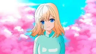 &ldquo; Hair Blown By Wind &ldquo; Animation | Nihamie |