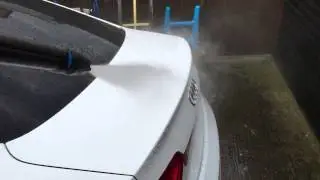 Liquid Elements ECO Shield beading once cleaned.
