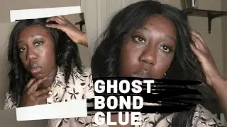 How to properly apply ghost bond lace glue |Step by step (beginner friendly)