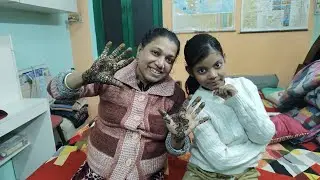 ✨ Paridhi ne lagayi Simple & Elegant New Year Mehndi Design |Paridhi Mehndi Art | Rupa Paridhi vlogs