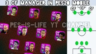 3 Cf Manager Formation In PES 20 Mobile