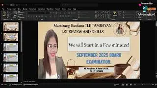 Part 5- TLE majorship.September 2025 Board Examinations.