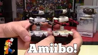 Распаковка и сравнение фигурок Amiibo R.O.B. Famicom Colors | Nintendo Collecting