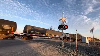 UP 6367 Manifest West - Pedrick Road Railroad Crossing, Dixon CA