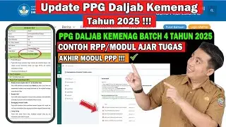PPG KEMENAG BATCH 4 !!! PANDUAN MEMBUAT TUGAS AKHIR MODUL PPP DAN UNGGAH DI LMS ! PESERTA WAJIB TAU