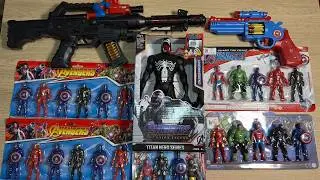 Unboxing and Asmr Avengers Toys from a Mystery Cardboard Box!