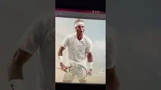 Poster design for Rafael Nadal! #sportdesign #tennis #rafaelnadal #tennislife #sports