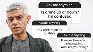 Sadiq Khan Answers | Crime, New Bakerloop & Racism In London | Ask Me Anything