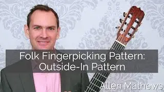 Folk Guitar Fingerpicking Pattern: 