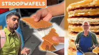 Fresh Dutch Stroopwafels 🇳🇱 🧇 #shorts