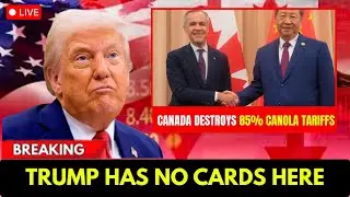 JUST IN: Carney's $3B China Deal SHOCKS Trump &mdash; Canada DESTROYS 85% Canola Tariffs