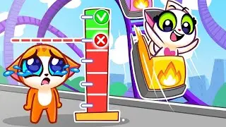 Tall Vs Short, Fast Vs Slow?! ⚡ Obstacle Run & Stair Slide Adventure | Kids Learn Opposites