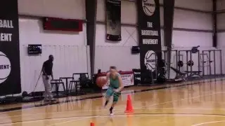 The Basketball Movement workout Isaac Haney one of the nations top 7th graders