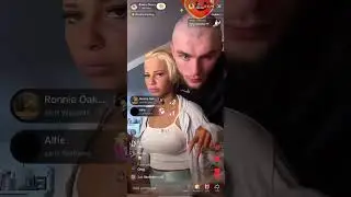 Эд Мэтьюз и Эльза Рэй в прямом эфире TikTok 26.08.2023