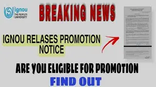 IGNOU RELASES PROMOTION NOTICE | GOOD NEWS FOR JULY 2020 STUDENTS | IGNOU DECEMBER 2021 EXAM NOTICE