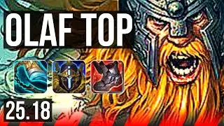 OLAF vs RIVEN (TOP) | EUW Grandmaster | 25.18