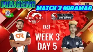 [HINDI] W3D5 - PMWL EAST - Super Weekend | PUBG MOBILE World League Season Zero (2020)