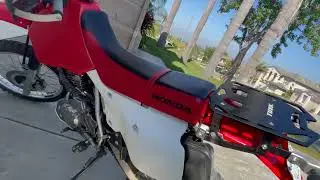 Tusk Rack and Subframe Support for XR650L Review.
