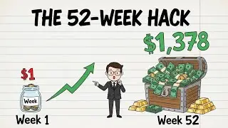 Save $1,378 Starting With Just $1 The 52 Week Trick