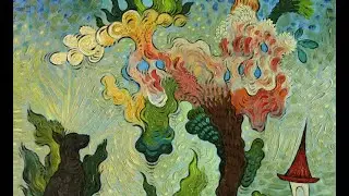 Landscape Painting Demonstration Surreal Post Impressionism by Mark Briscoe