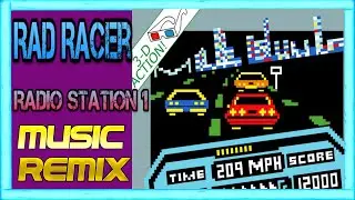 🕹️Rad Racer: Radio Station 1 - (NES) [Music Remix] 🎼