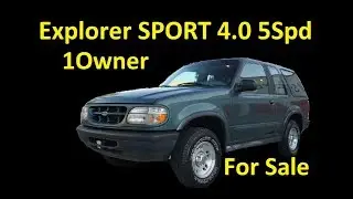 1 OWNER EXPLORER SPORT 4.0 V6 MANUAL SUV ~ MINI RANGER BRONCO ;-)