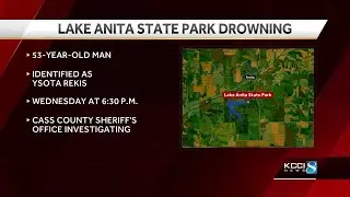 Iowa man found dead in apparent drowning at Lake Anita State Park