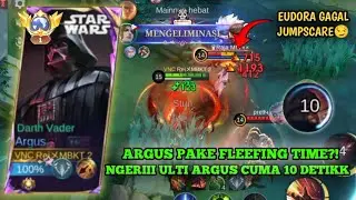 ARGUS RACING NYOBAIN  FULL ITEM COOLDOWN  FLEEFING TIME?! AUTO SPAM ULTI  MUSUH PADA KABUR ~ MLBB