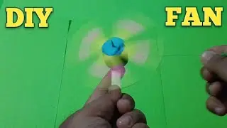 How to make a fan with ice cream sticks | Easy ice cream stick toy | Fan without battery #ToyFanArt