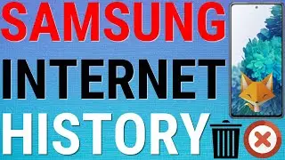 Очистить всю историю браузера в приложении Samsung Internet